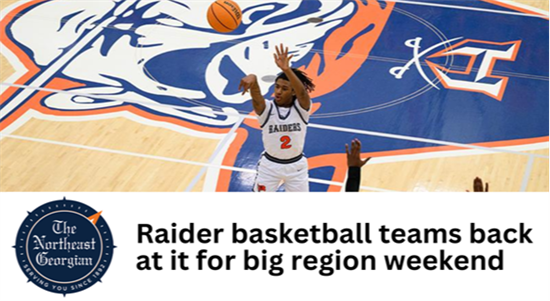 Raiders Basketball Team Graphic.